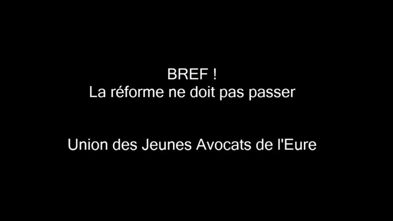 Bref ! Si demain il n'y a plus d'avocats, qui vous défendra ?