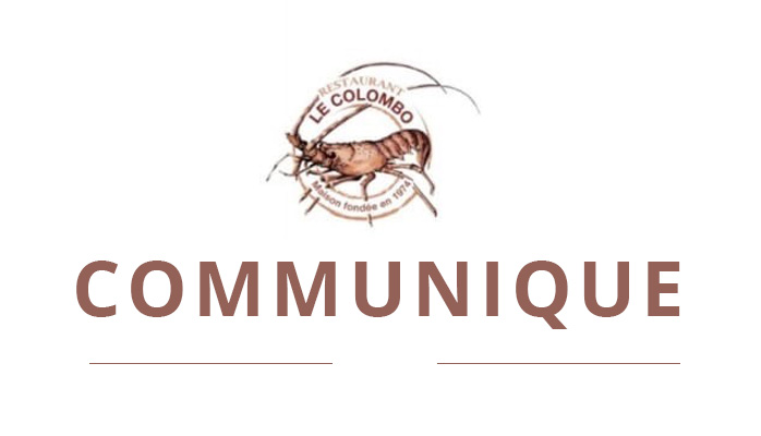 Communiqué du restaurant Le Colombo suite au courrier pétitionnaire 