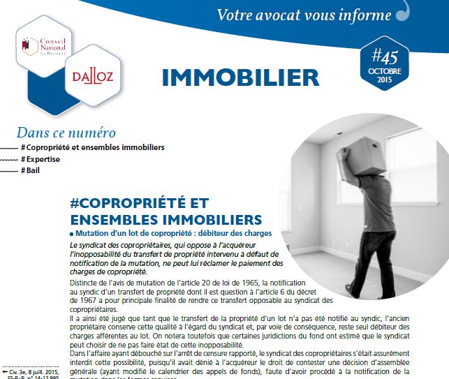 #AvocatGuadeloupe vous informe en Droit Immobilier #Copropriété et ensembles immobiliers #Expertise #Bail