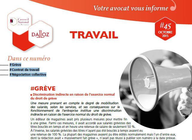 #AvocatGuadeloupe vous informe en droit du travail #Grève #Contrat de travail #Négociation collective