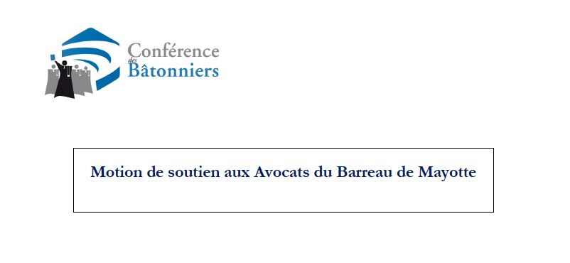 Emotion des #avocats suite à incident à #Mayotte. La #justice en #outre-mer doit être respectueuse