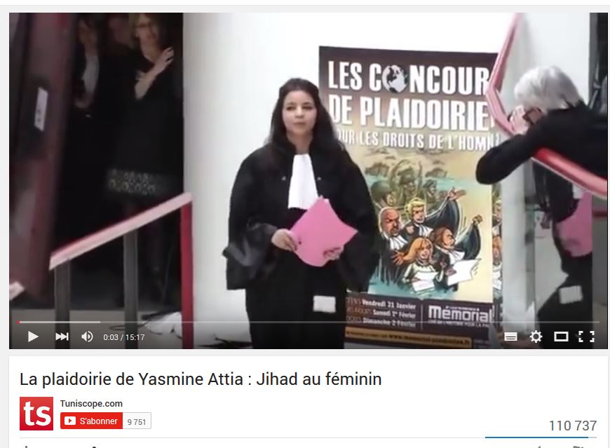 #CabinetFerly en admiration devant la plaidoirie de Yasmine Attia. #peinedemort